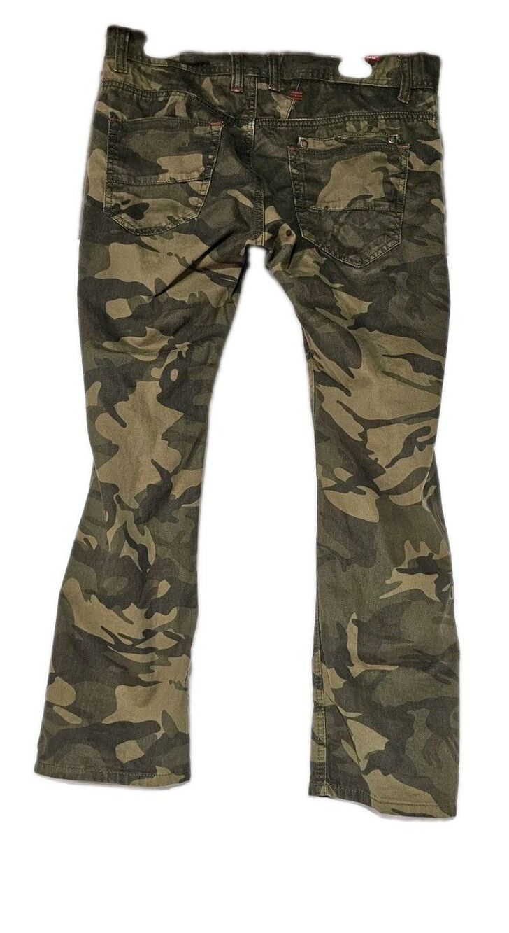 Jordan Craig Camo Jeans Mens 34x28 Woodland Camouflage Denim Pants Tag 34x30 - Picture 3 of 10